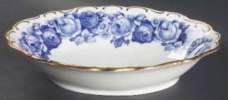 Schumann   Bavaria Heirloom Blue 9 Oval Vegetable Bowl, Fine China Dinnerware  
