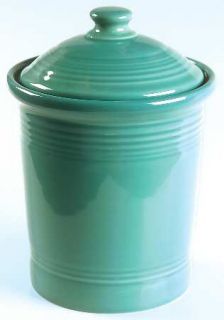 Homer Laughlin  Fiesta Turquoise (Newer) Small Canister, Fine China Dinnerware  