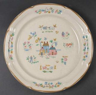 International Heartland 12 Chop Plate/Round Platter, Fine China Dinnerware   Fa