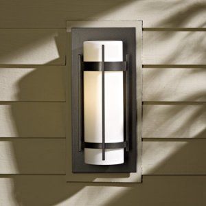 Hubbardton Forge HUB 305893 17 G34 Banded Outdoor 16 Banded Sconce