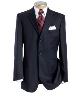 Executive 3 Button Wool Suit with Center Vent with Pleated Front Trousers  Sizes