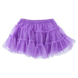 Cherokee Infant Toddler Girls Full Glitter Skirt   Vibrant Orchid 18 M