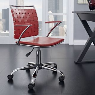 Modway Fuse Mid Back Task Chair EEI 1109 Color Red