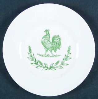 Wedgwood Joie De Vivre Green Salad Plate, Fine China Dinnerware   Rooster Or Urn