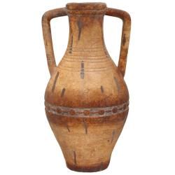 Porto Fino Distress Terra Cotta Tall Ceramic Vase (Terra Cotta *Materials Ceramic*Pattern N/A Decorative/FunctionalDecorative*Holds Water N ??? Ideal for Foleage*Dimensions 24 H x 7 W x 12 L * )