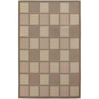 Five Seasons Acadia/ Sky Blue Area Rug (37 X 55) (CreamSecondary colors Sky Blue and TanPattern Geometric SquaresTip We recommend the use of a non skid pad to keep the rug in place on smooth surfaces.All rug sizes are approximate. Due to the difference