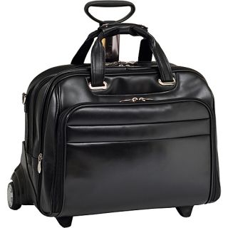 R Series Midway Leather Wheeled Laptop Case