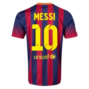 Nike Barcelona 13/14 MESSI Home Soccer Jersey
