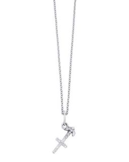 14K Sagittarius Diamond Pendant Necklace