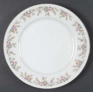 Imoco Kensington Salad Plate, Fine China Dinnerware   Pink, Blue, White & Yellow
