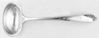 Lunt Sweetheart Rose (Strl,1951) Solid Piece Cream Ladle   Sterling, 1951