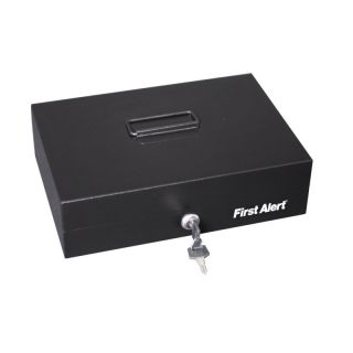 First Alert 3026F Deluxe Cash Box with Money Tray Multicolor   3026F
