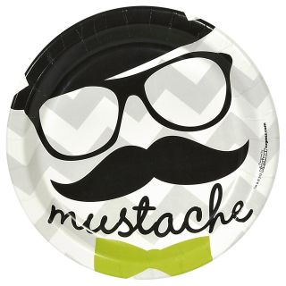Mustache Man Dessert Plates (8)